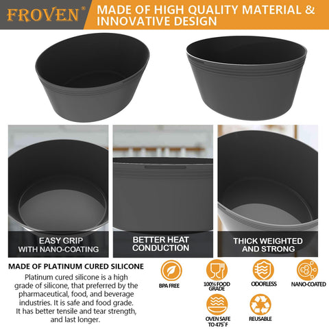 FROVEN oval slow cooker liner protecting the pot from stains and grease during use.