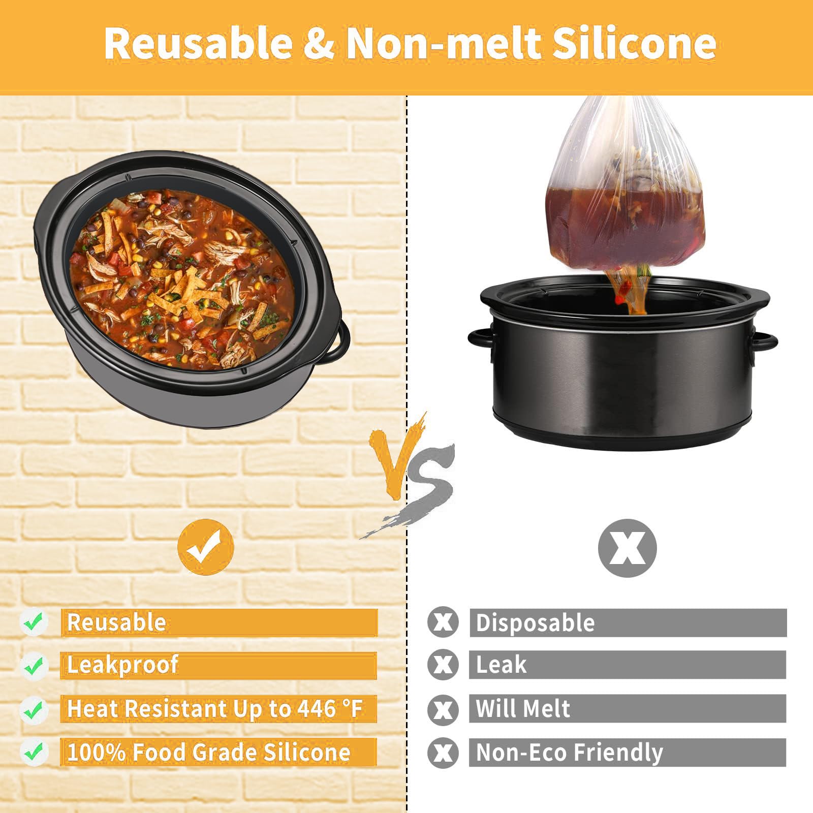 FROVEN weighted liner demonstrating stable placement and non-shifting during cooking.