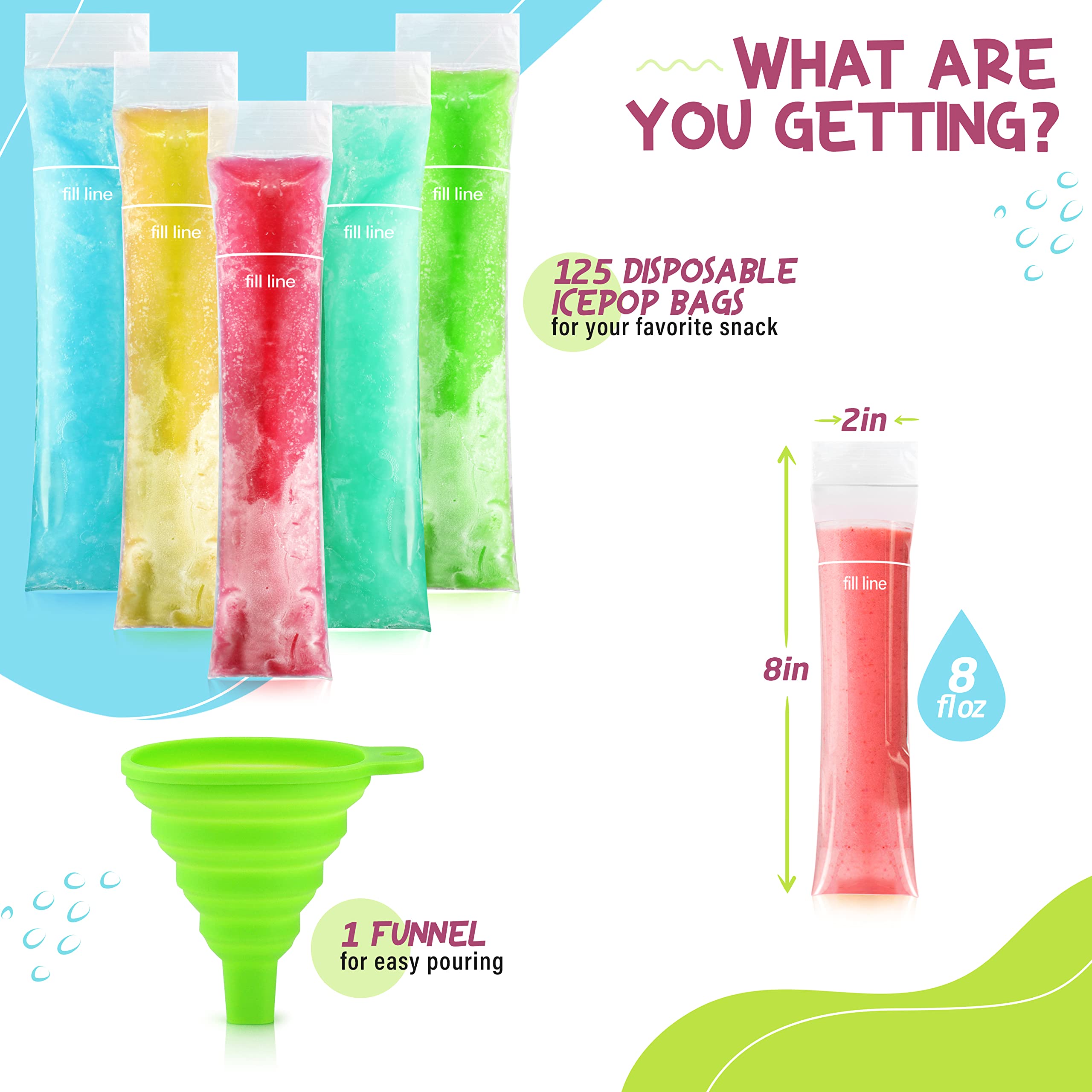 FROZIP BPA-free freezer tubes provide safe, toxin-free treats for kids