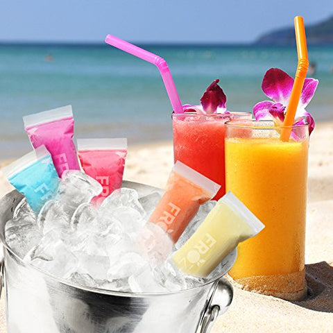 FROZIP BPA-free freezer tubes ideal for healthy snacks and desserts.
