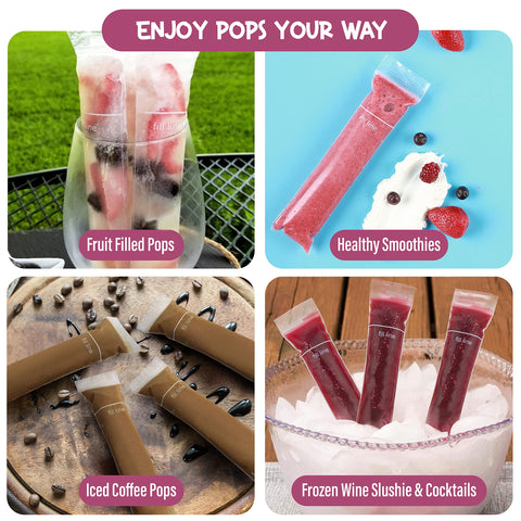 FROZIP homemade yogurt pops ready for healthy family moments
