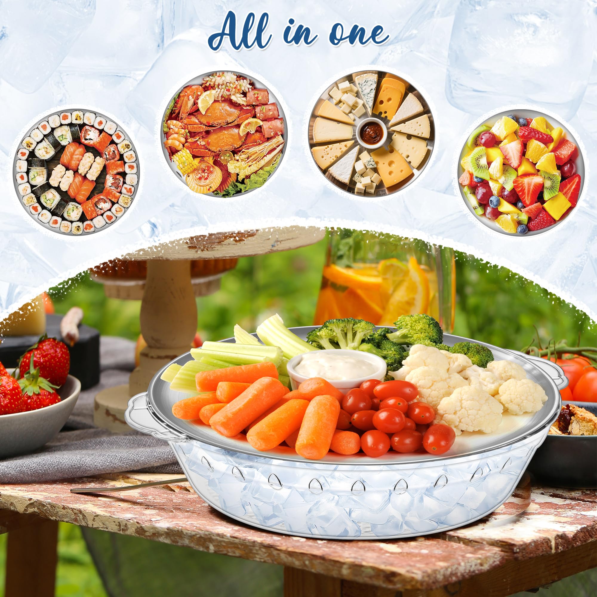 FRUIID charcuterie board assembly with clips enables easy, mess-free serving.