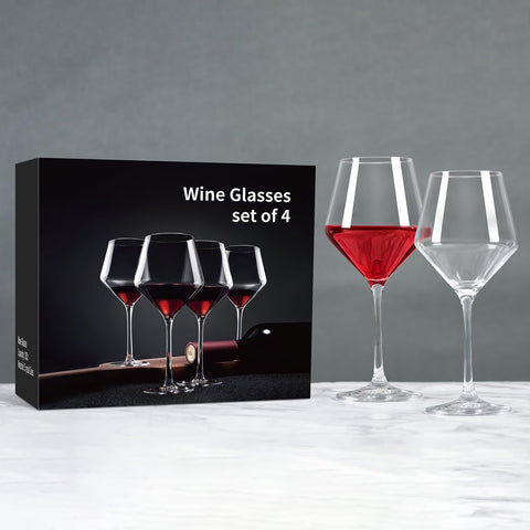 FrutPunch crystal wine glasses on a dining table for versatile use