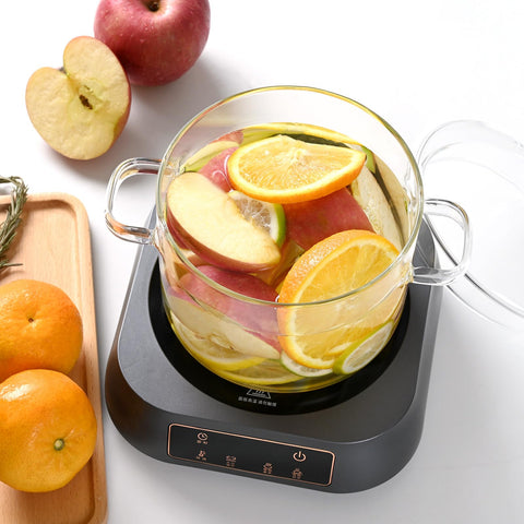 FrutPunch pot ideal for pasta, soup, tea, and milk heating
