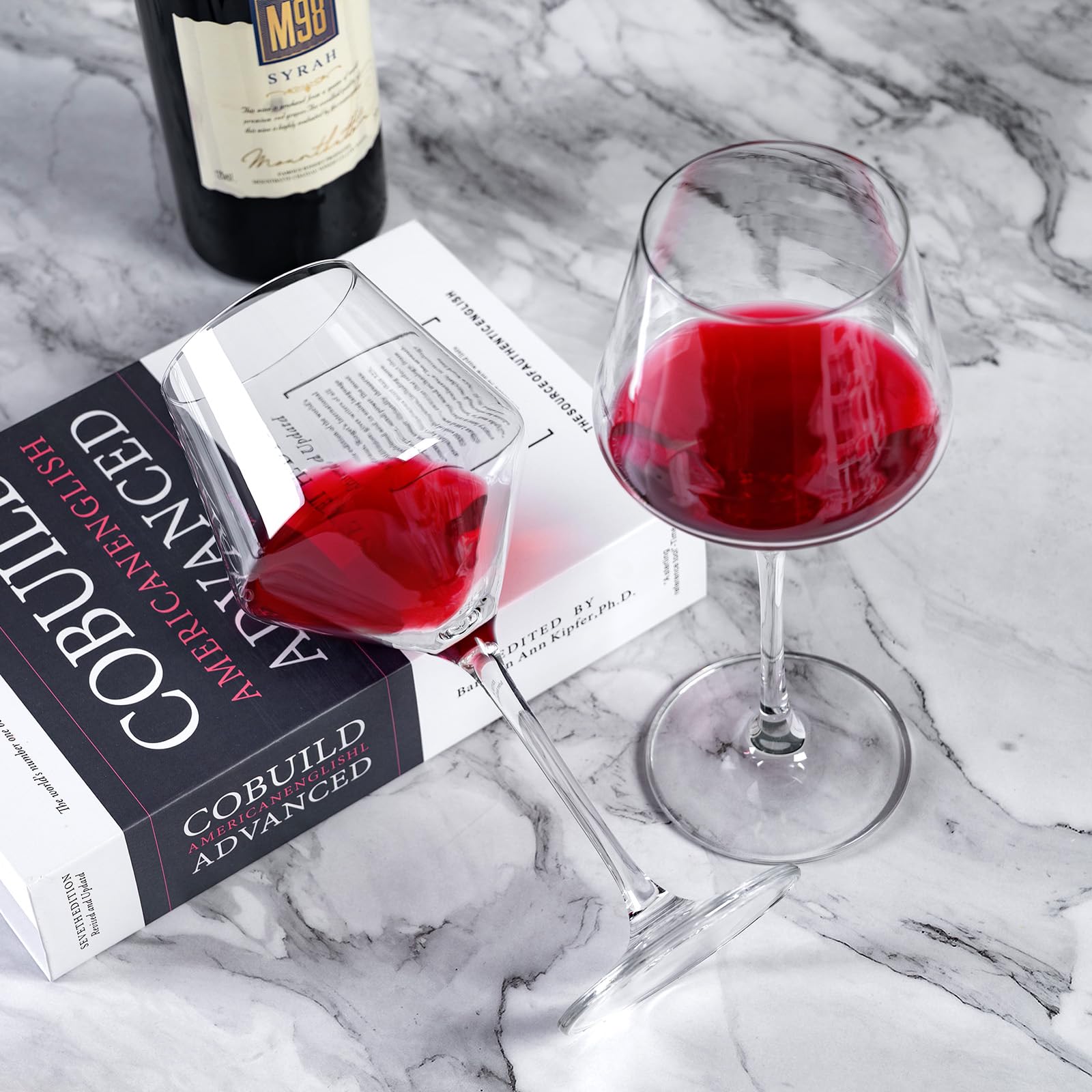 FrutPunch gift box with four crystal wine glasses for gifting