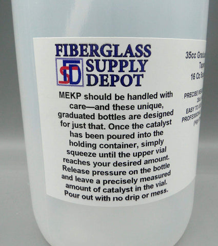 FSD MEK peroxide measuring cup up to 35cc for controlled pours.