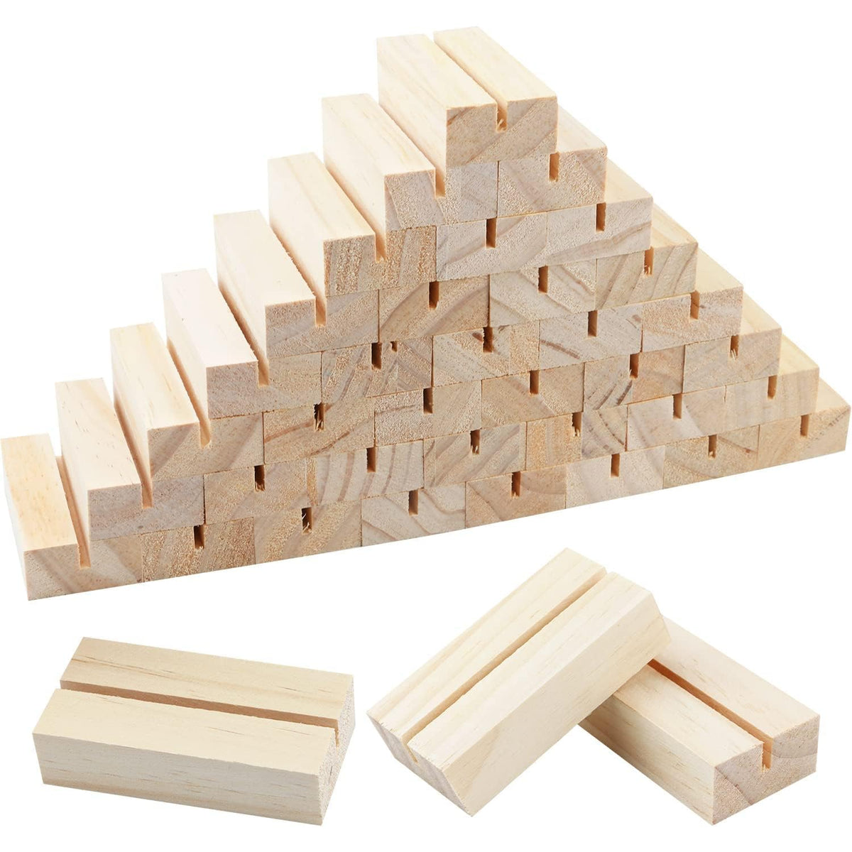 FSWCCK wood place card holder set of 40 for weddings and events