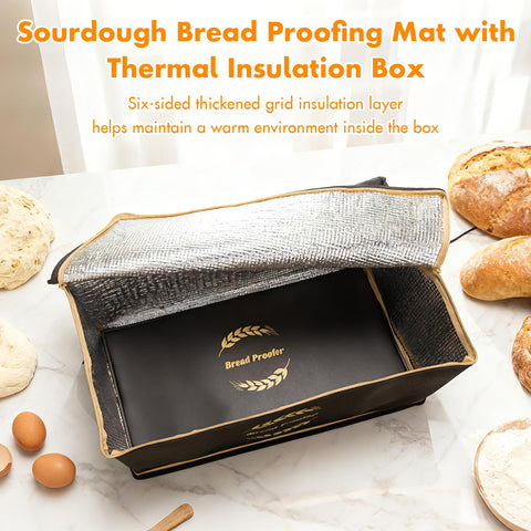 Ftzataz dough-proofing mat setup in use supports consistent fermentation.