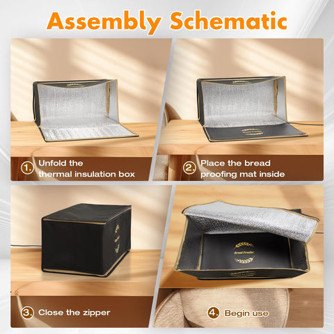 Ftzataz thermal insulation box with Oxford fabric closeup enhances heat retention.