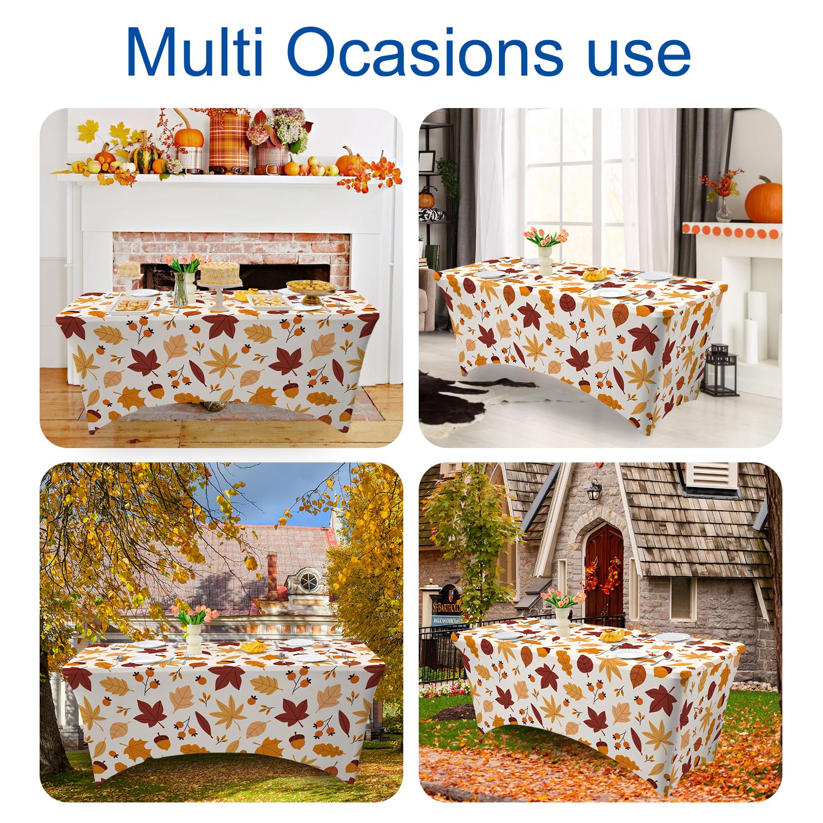 FUANGUI tablecloth color options brighten any setting