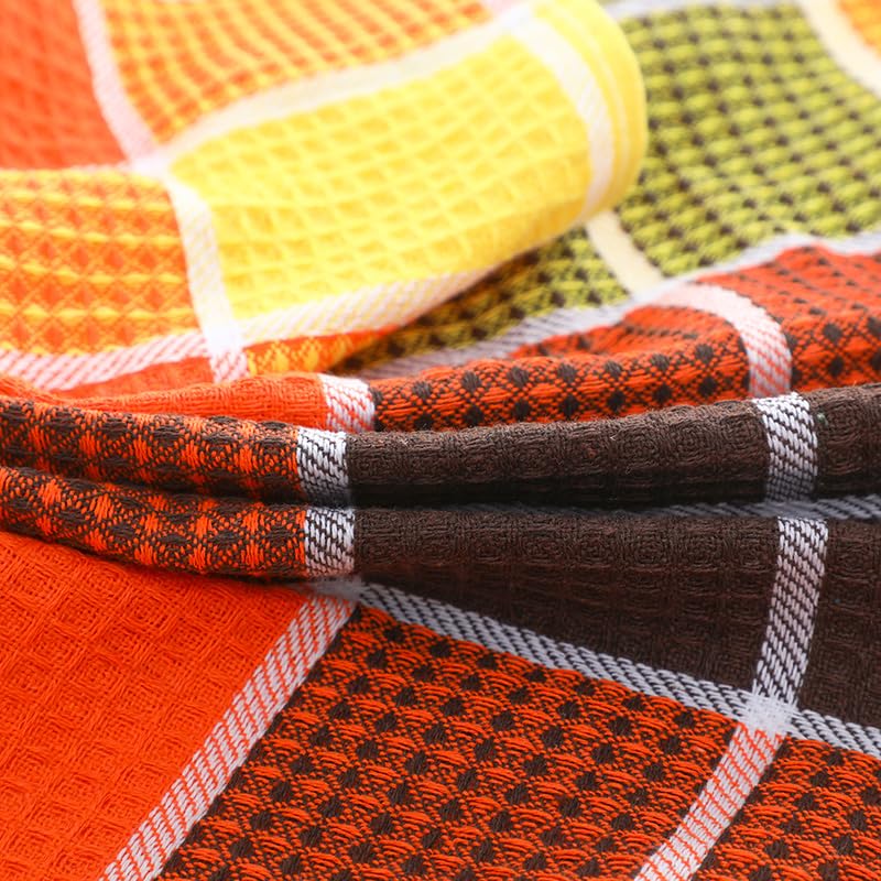 Fucibt Colorful waffle design towels adding style to the kitchen