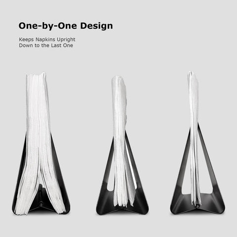 Fudontte keeps napkins within reach on counters, tables, or bars.