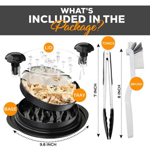 Fuel Kitchen meat shredder tool twist blade designed for fast shredding of chicken, beef, and pork.