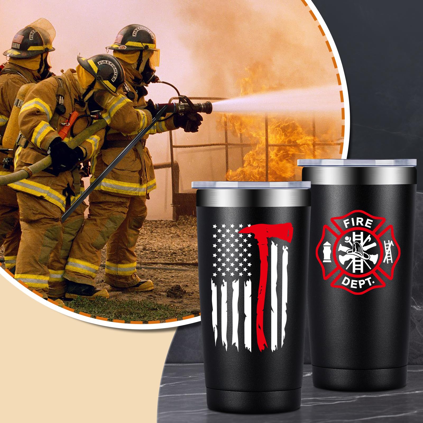 Fufandi firefighter tumbler insulation demonstrates temperature retention capability