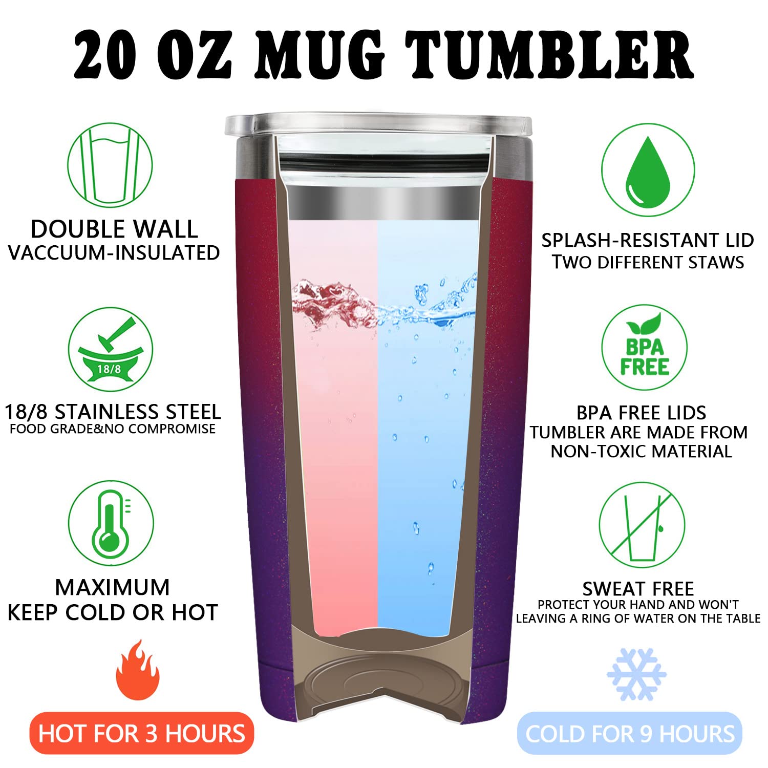 Fufandi nurse gifts tumbler desk scene with celebration theme