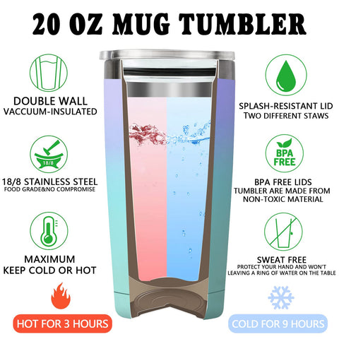 Fufandi nurse tumbler with coffee and tea setup proves hot and cold compatibility
