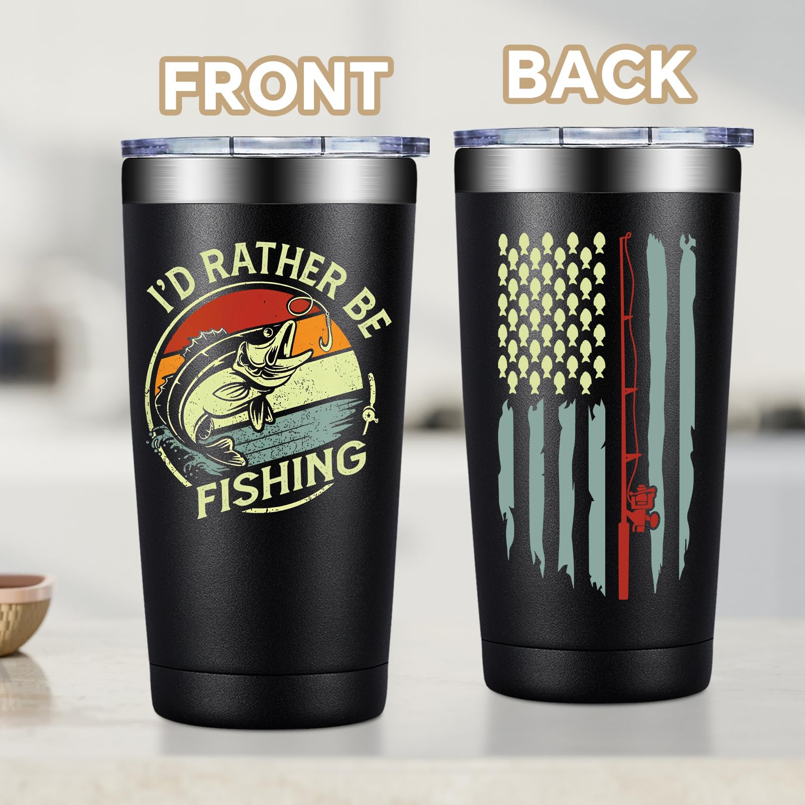 Fufandi rust-resistant design endures outdoor use for fishing trips.