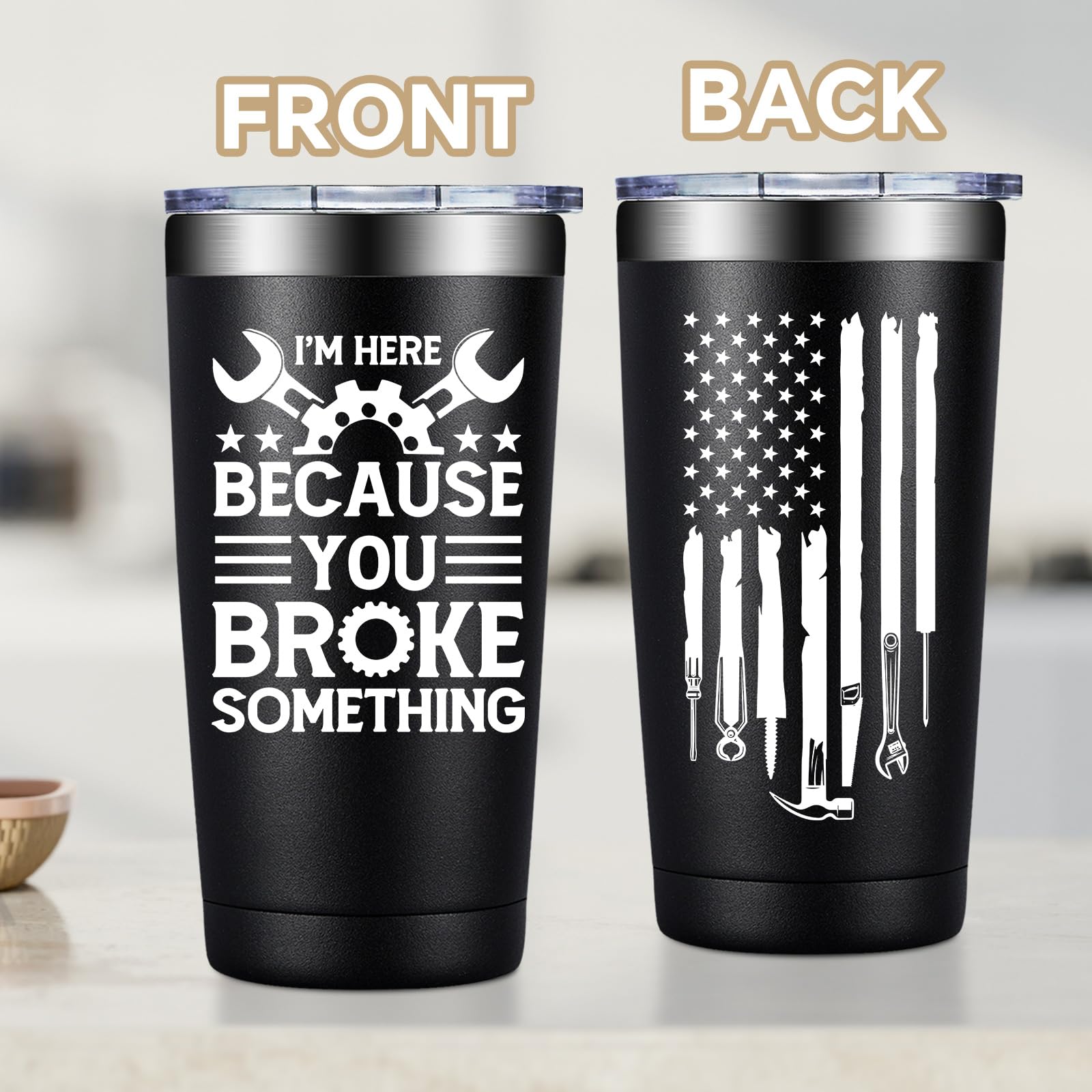 Fufandi travel-ready tumbler ideal for commutes and trips.