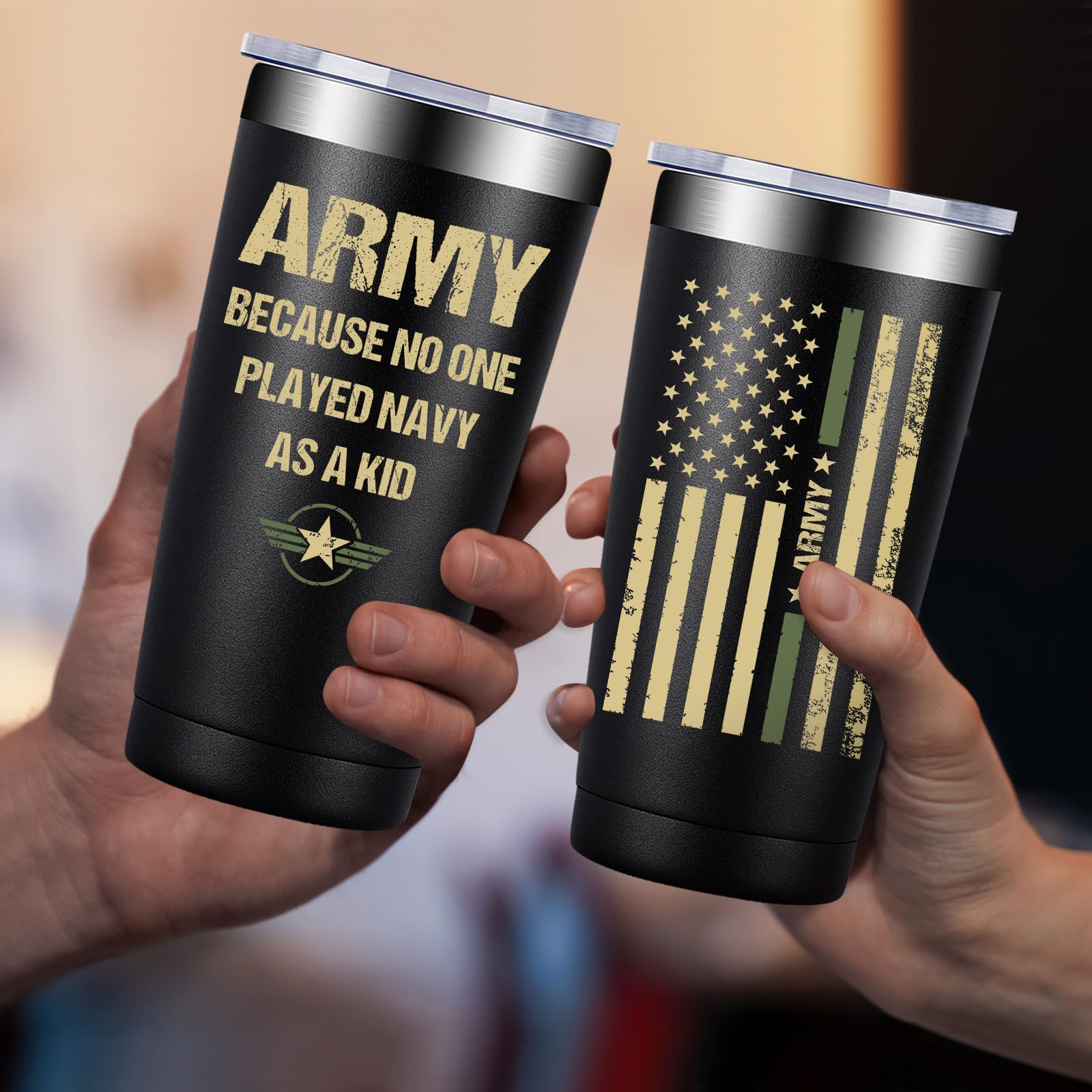 BPA-free lid on the Fufandi tumbler reduces spills while showing contents