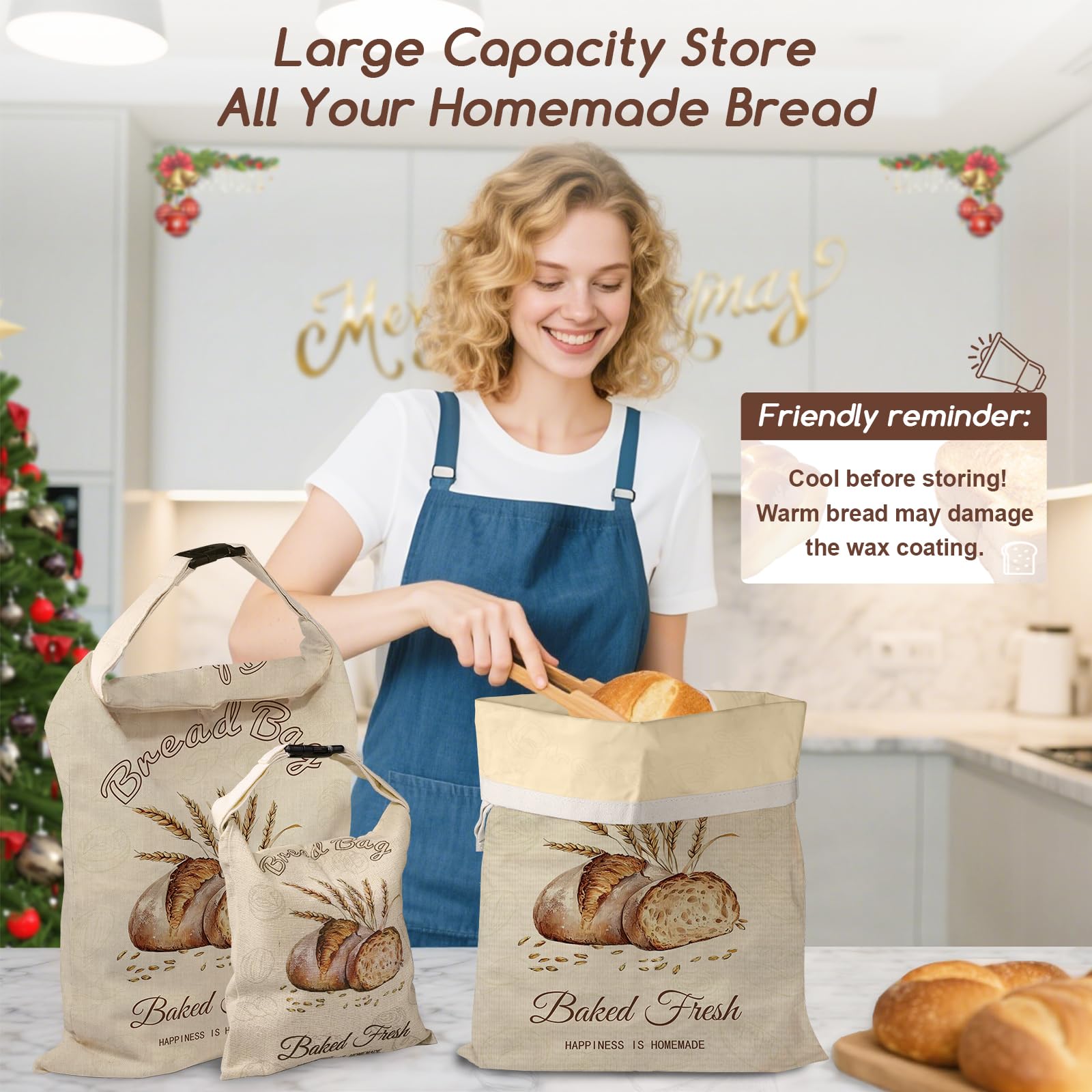 Fufeisi bag featuring buckle closure and handle for easy carrying.