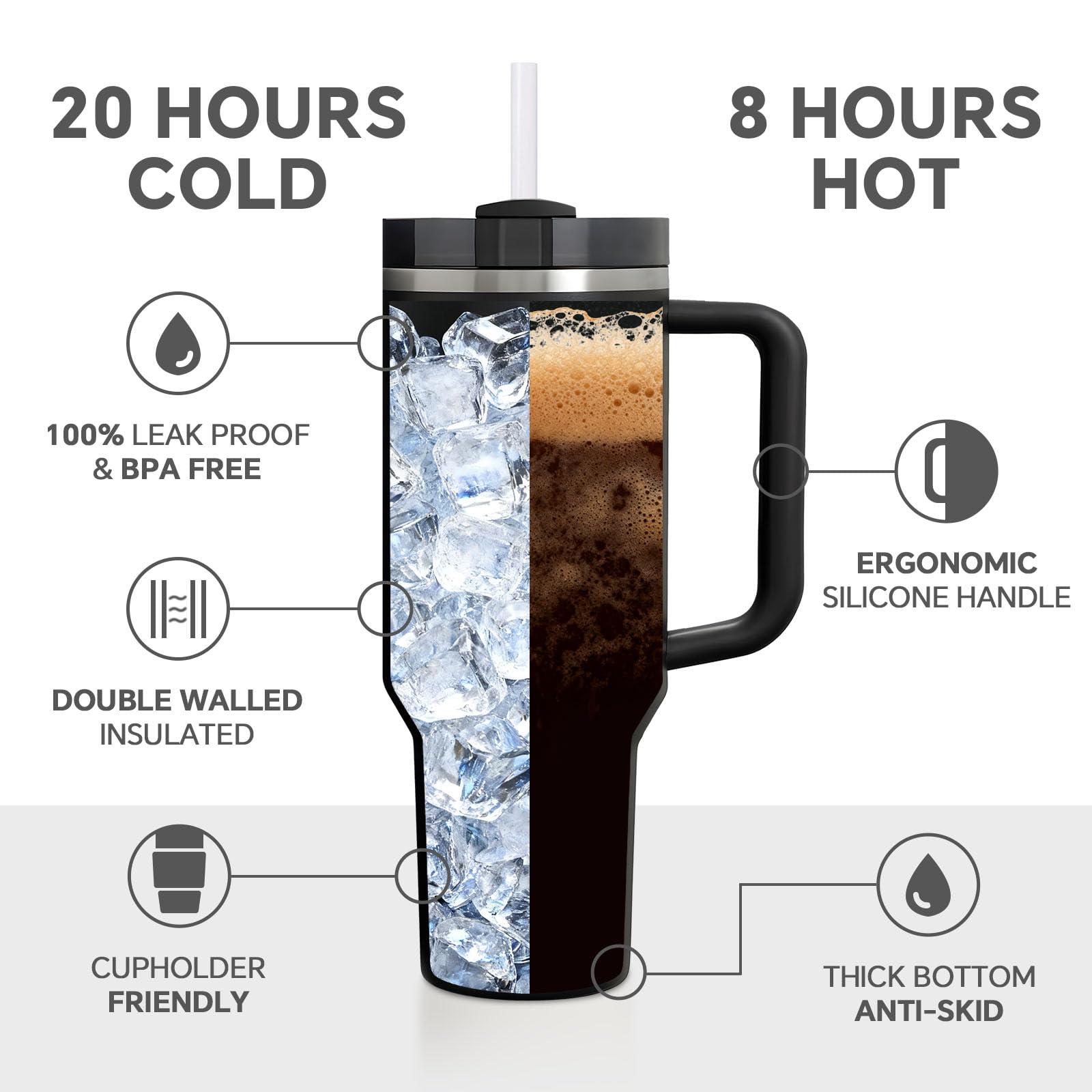 Fufendio reading-night tumbler for beach, pool, or cabin adventures
