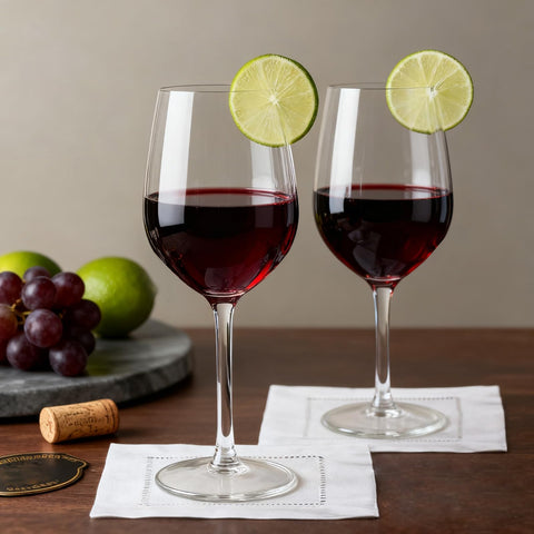 Fukaisu dining table setup features clean, simple napkins for home bars.