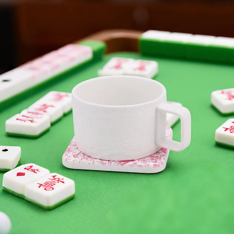Fukaisu gift ready Mahjong coasters set for game nights and entertaining