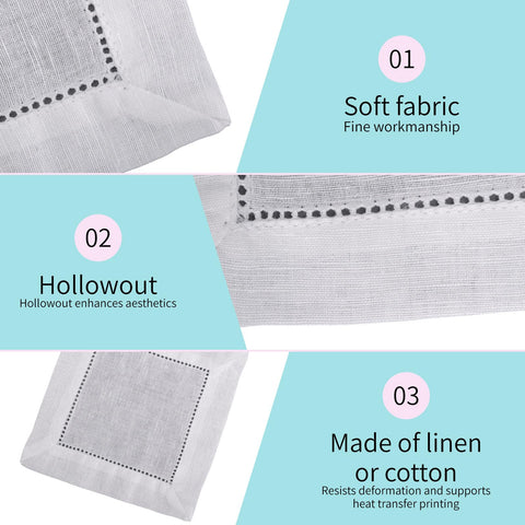 Fukaisu reusable linen and cotton napkins help reduce disposable waste.