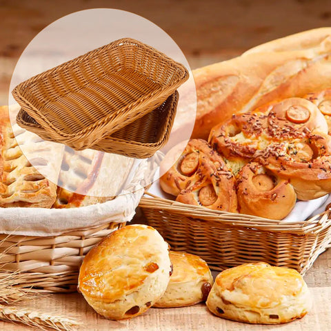 Fulhdedi multi-use basket for bread, crackers, or vegetables neatly stored.