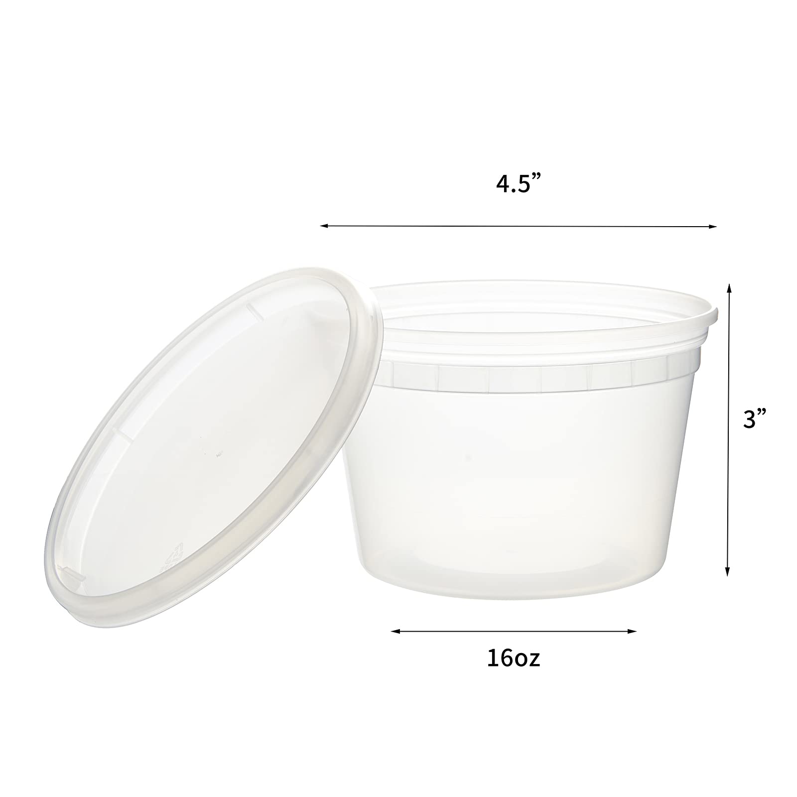 FULING clear stackable containers save fridge space and simplify portion control.