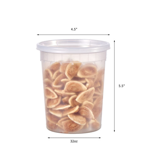 FULING 32oz deli container with airtight seal preserves freshness.