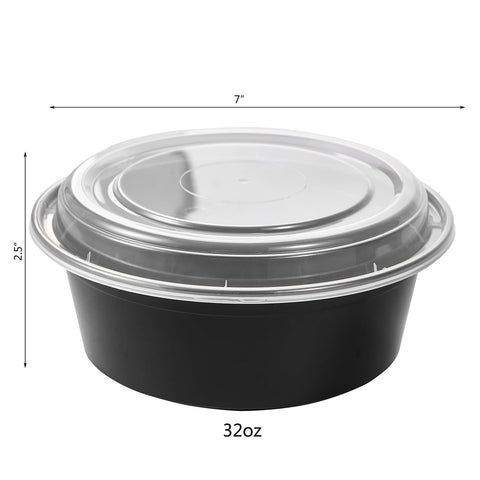 Fuling leak-resistant clear lids keep meals contained during fridge storage or travel.