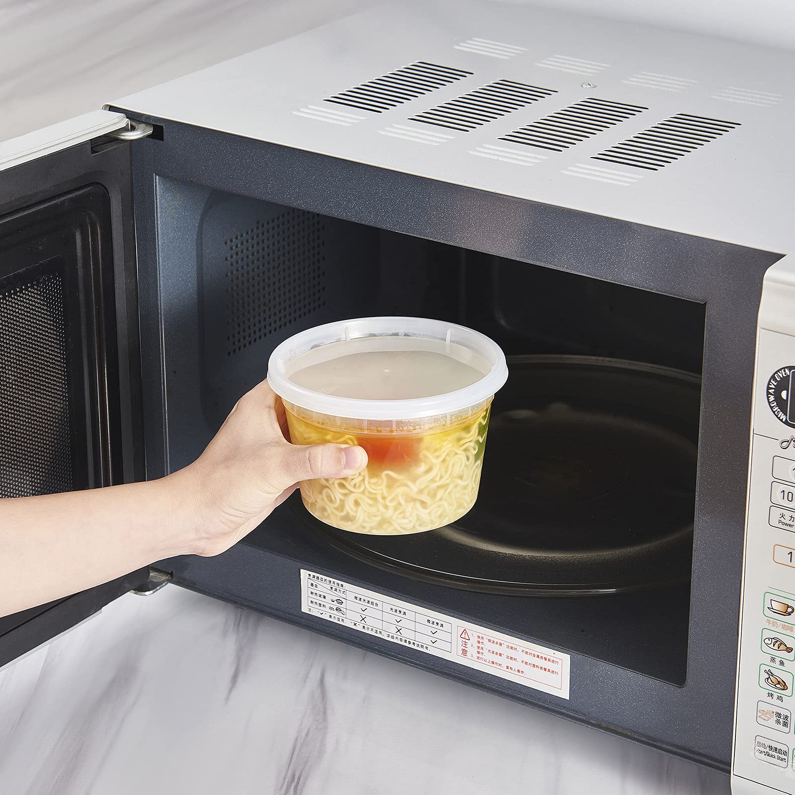 FULING microwave-safe containers allow quick reheating without compromising flavor.