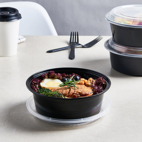 Fuling stackable design saves space in the kitchen while organizing portions.