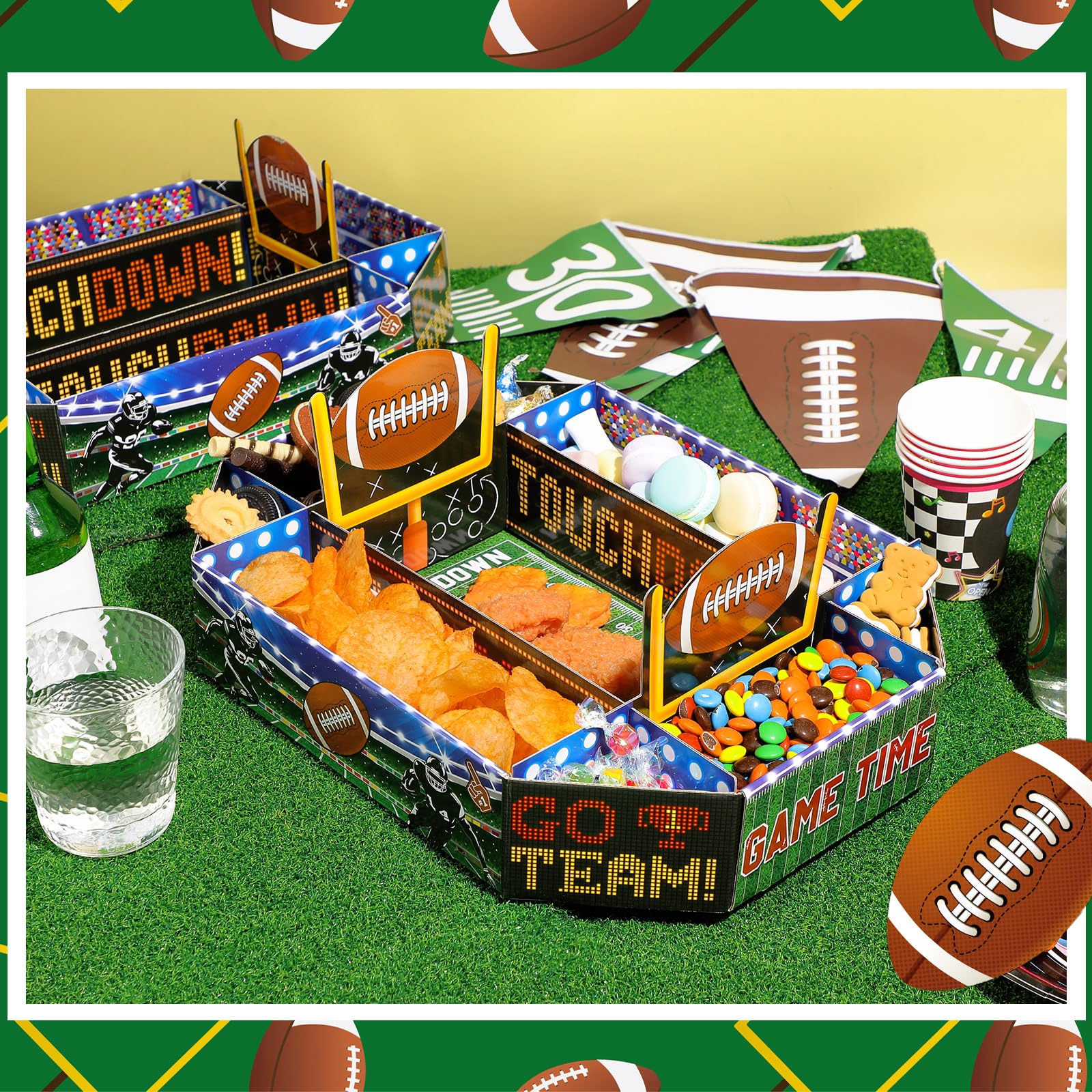 Fullhawl football stadium design front view enhances tailgate ambiance.