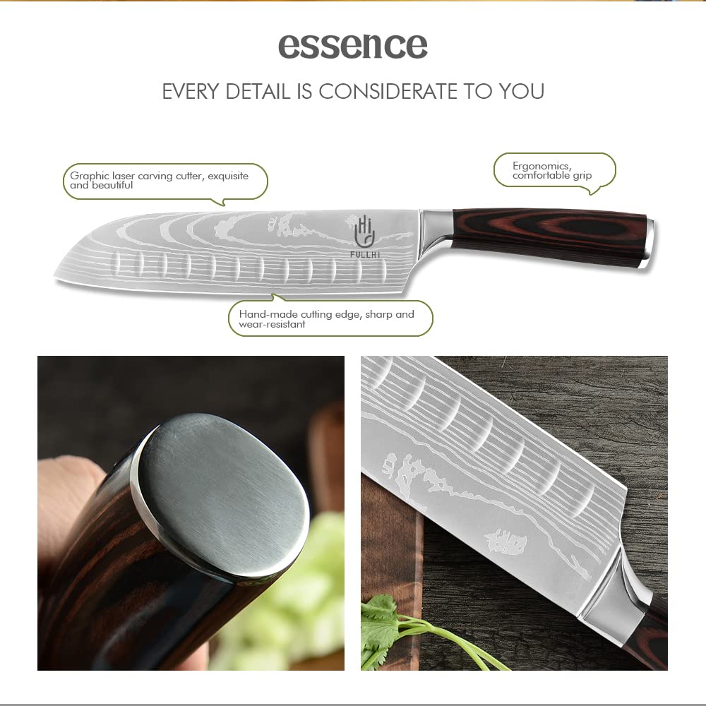 FULLHI cut-resistant gloves shown for safer meal prep.