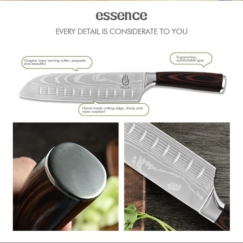 FULLHI cut-resistant gloves shown for safer meal prep.