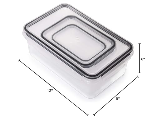 Fullstar airtight lid keeps flavors fresh in fridge.