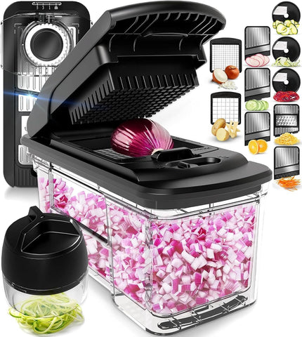 Fullstar 6-in-1 chopper blades for quick precise slices