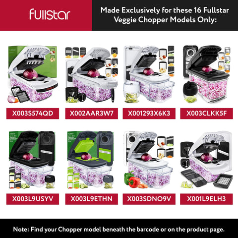 Fullstar black frame supports sturdy fit in select choppers.