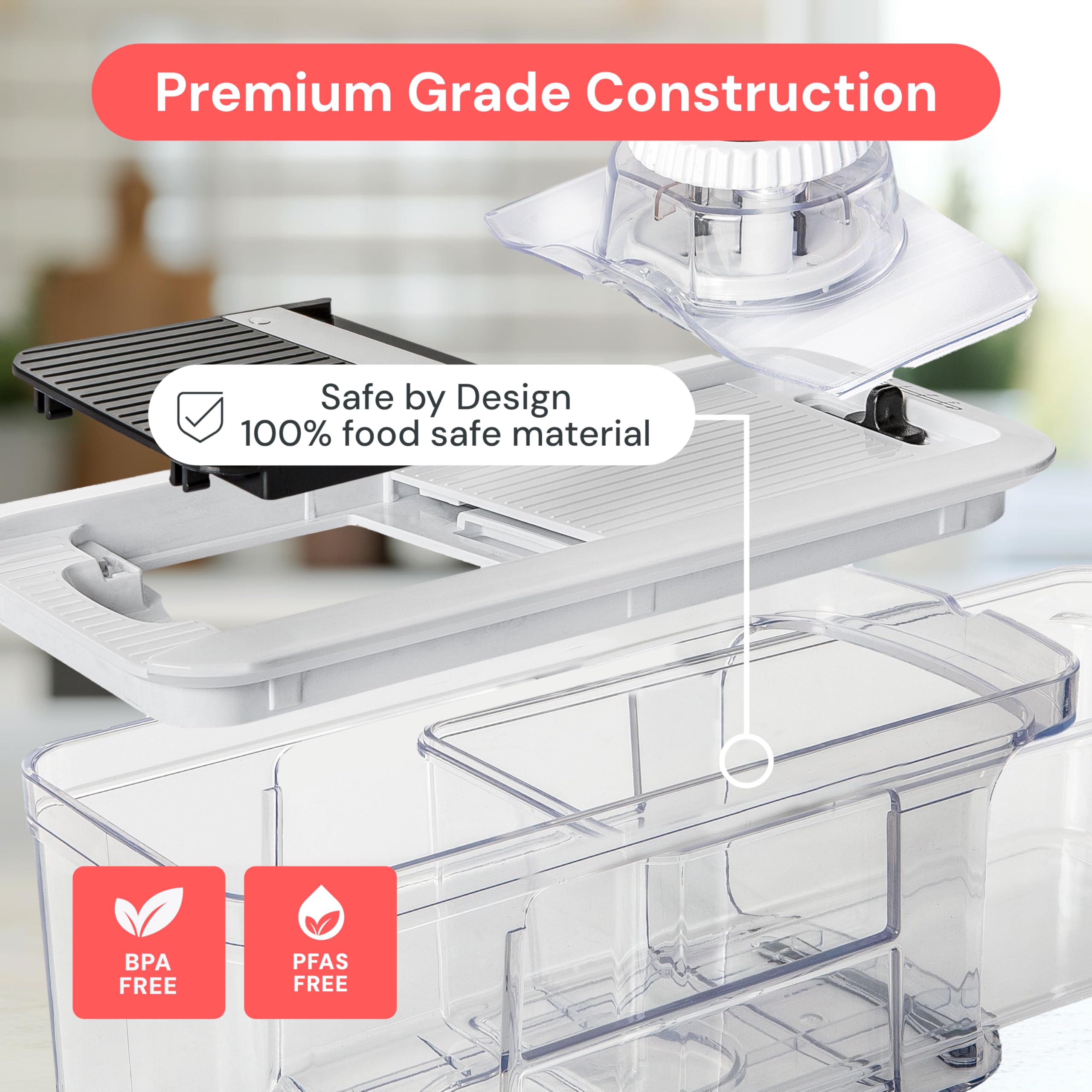 Fullstar BPA-free construction supports safe, everyday chopping