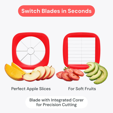 Fullstar Built-In Container Catches Slices, Keeping Counters Clean.