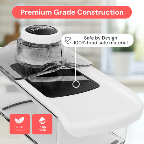 Fullstar cheese grater attachment makes toppings quick and even
