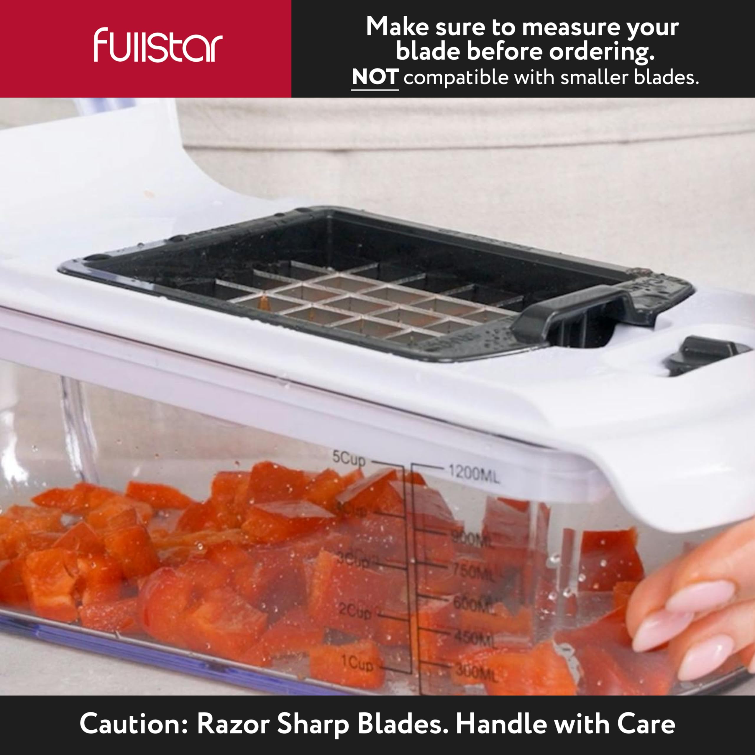 Fullstar chopper blades packaging shows ready-to-install kit.