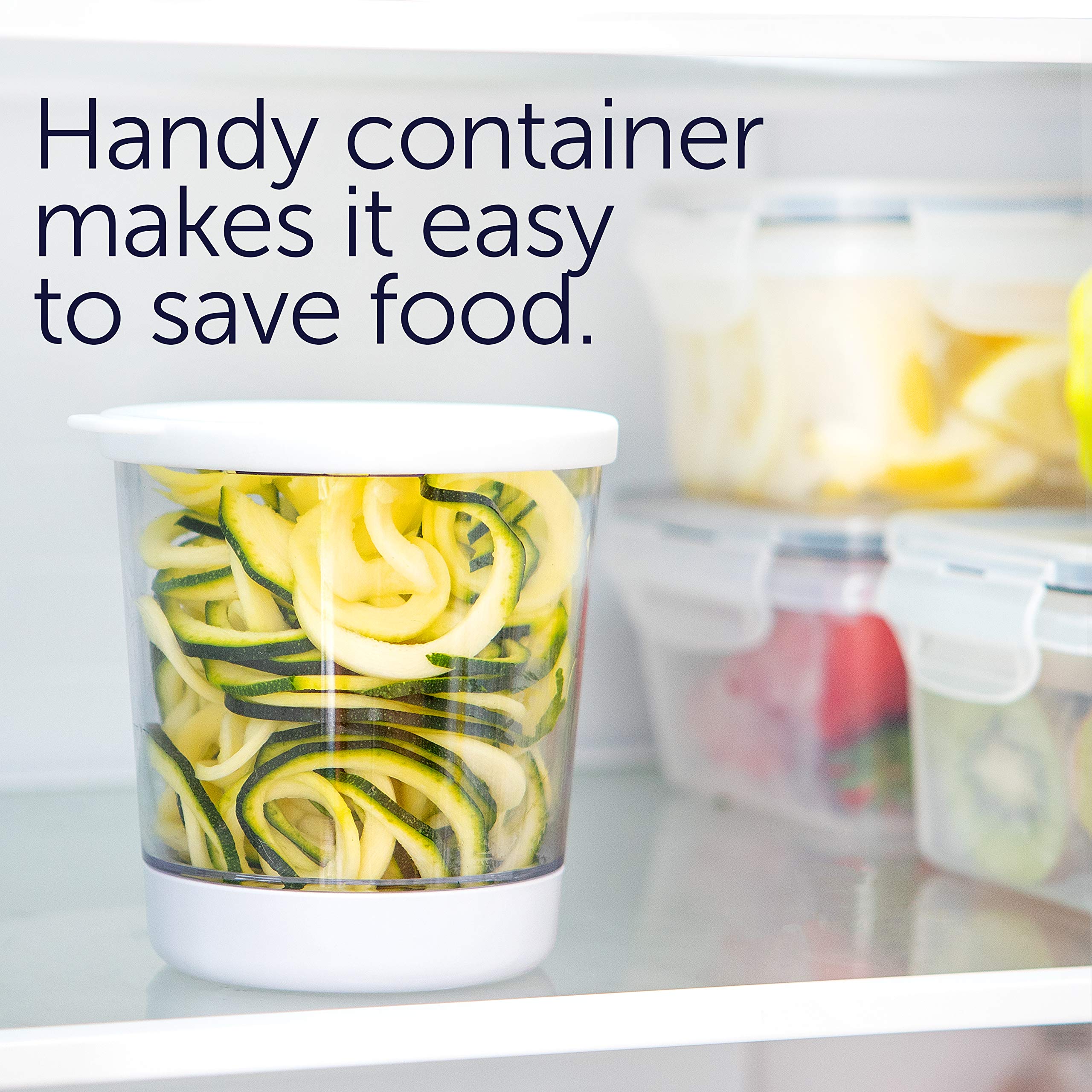 Fullstar compact design stores easily in a kitchen drawer.