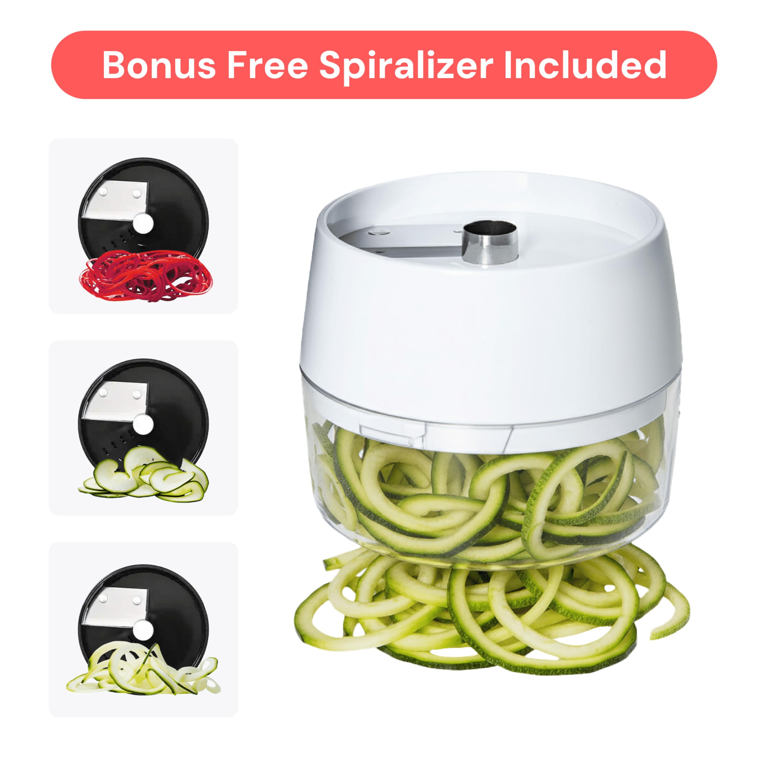 Fullstar dishwasher-safe top rack parts for easy cleanup