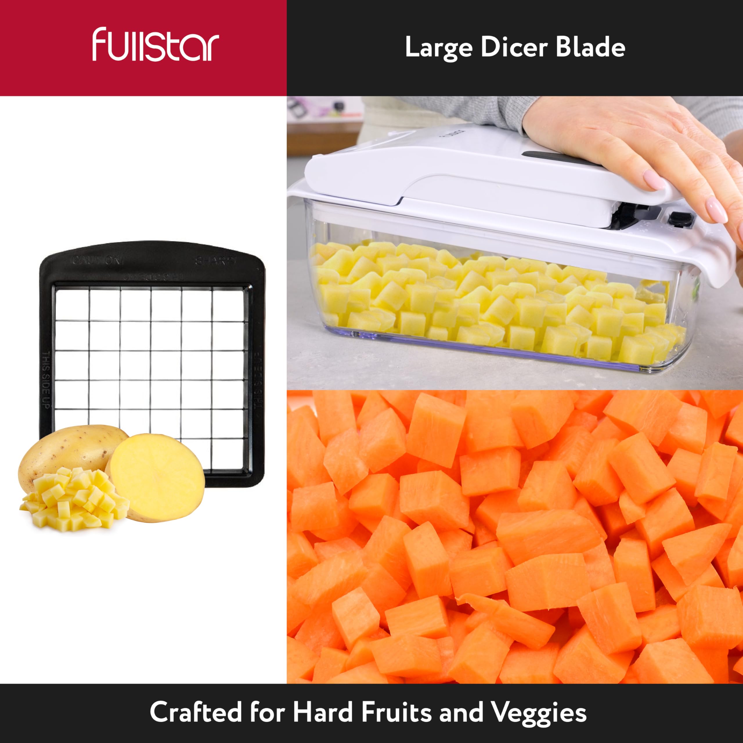 Fullstar durable design quality for long-lasting kitchen tool.