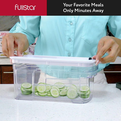 Fullstar easy clean design suits busy kitchens with simple storage and quick rinsing