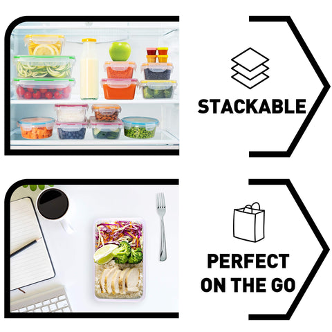Fullstar leakproof lids with four-hinge system to prevent spills during transport