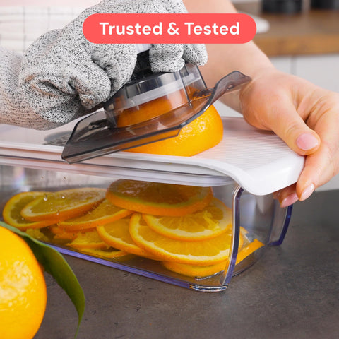 Fullstar cleaning tool assists residue removal after chopping.